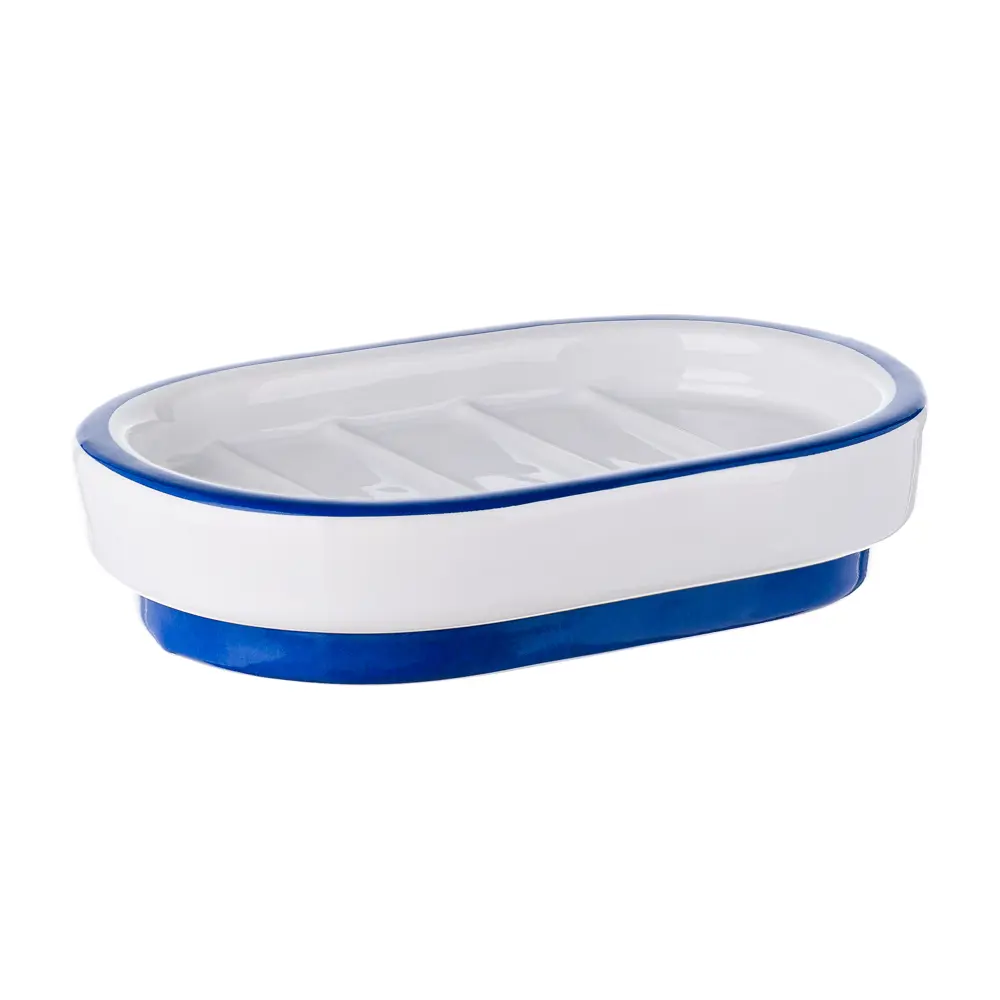 Мыльница Moroshka Memphis керамика цвет белый/жёлтый/чёрный STLM-2206704 - Вид №1