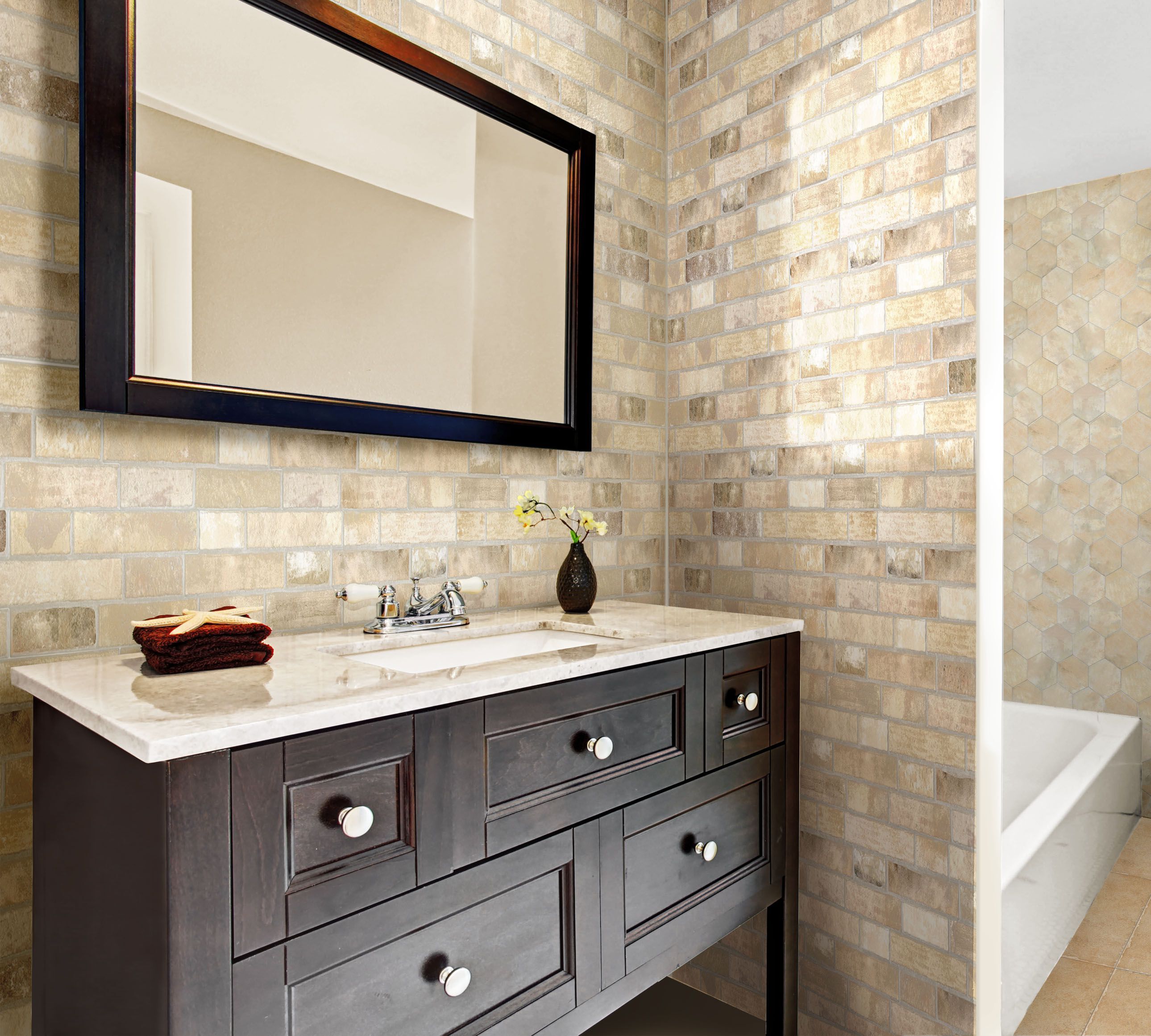 Керамогранит с эффектом кирпича KERADOM ARGILLE ARCH-00071055 - Вид №5