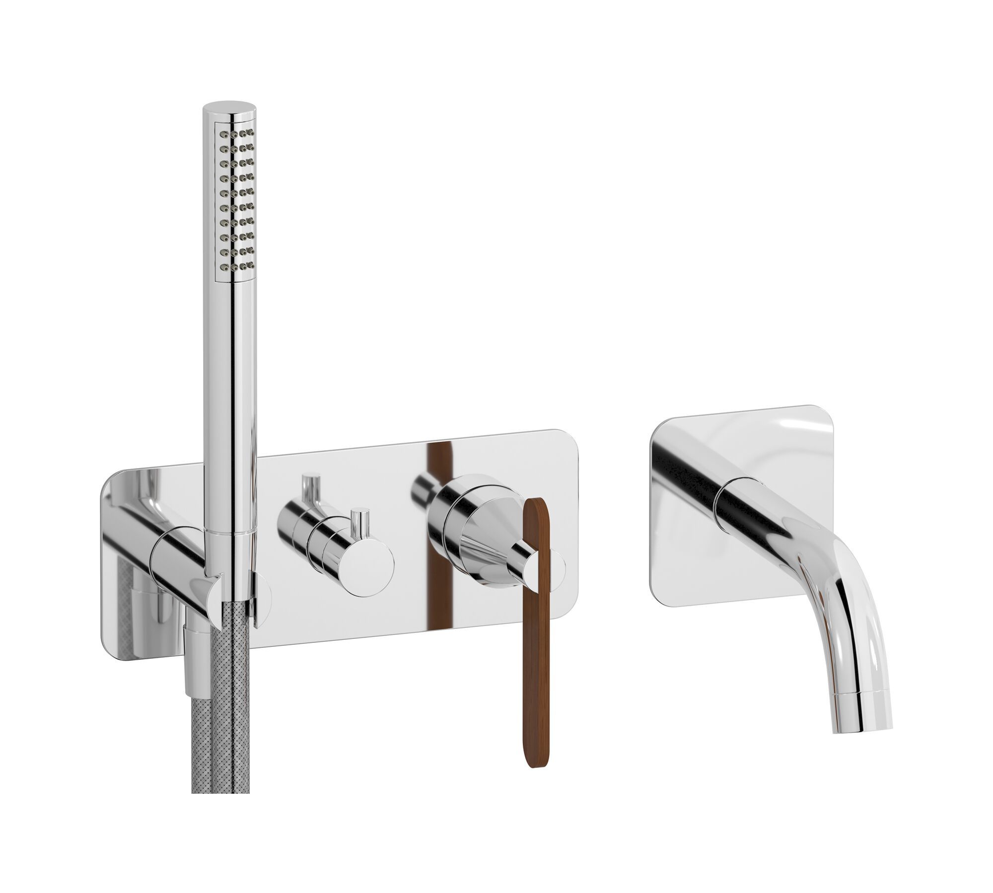 Смеситель для душа с 4 отверстиями и ручным душем IB Soho ARCH-00114766 - Вид №1