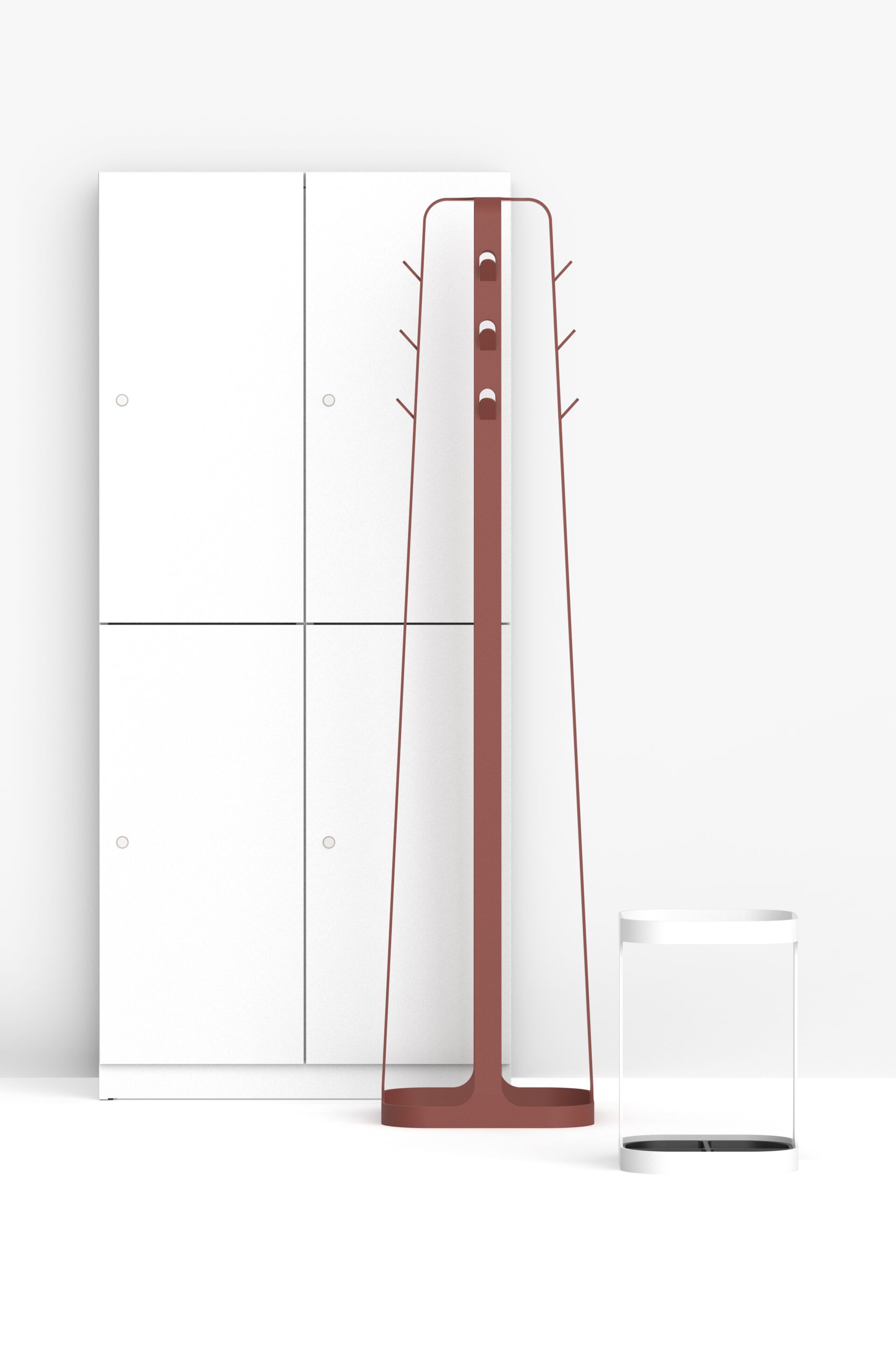 Стальная напольная вешалка с порошковым покрытием FUNCTIONALS DODICI ARCH-00028160 - Вид №6