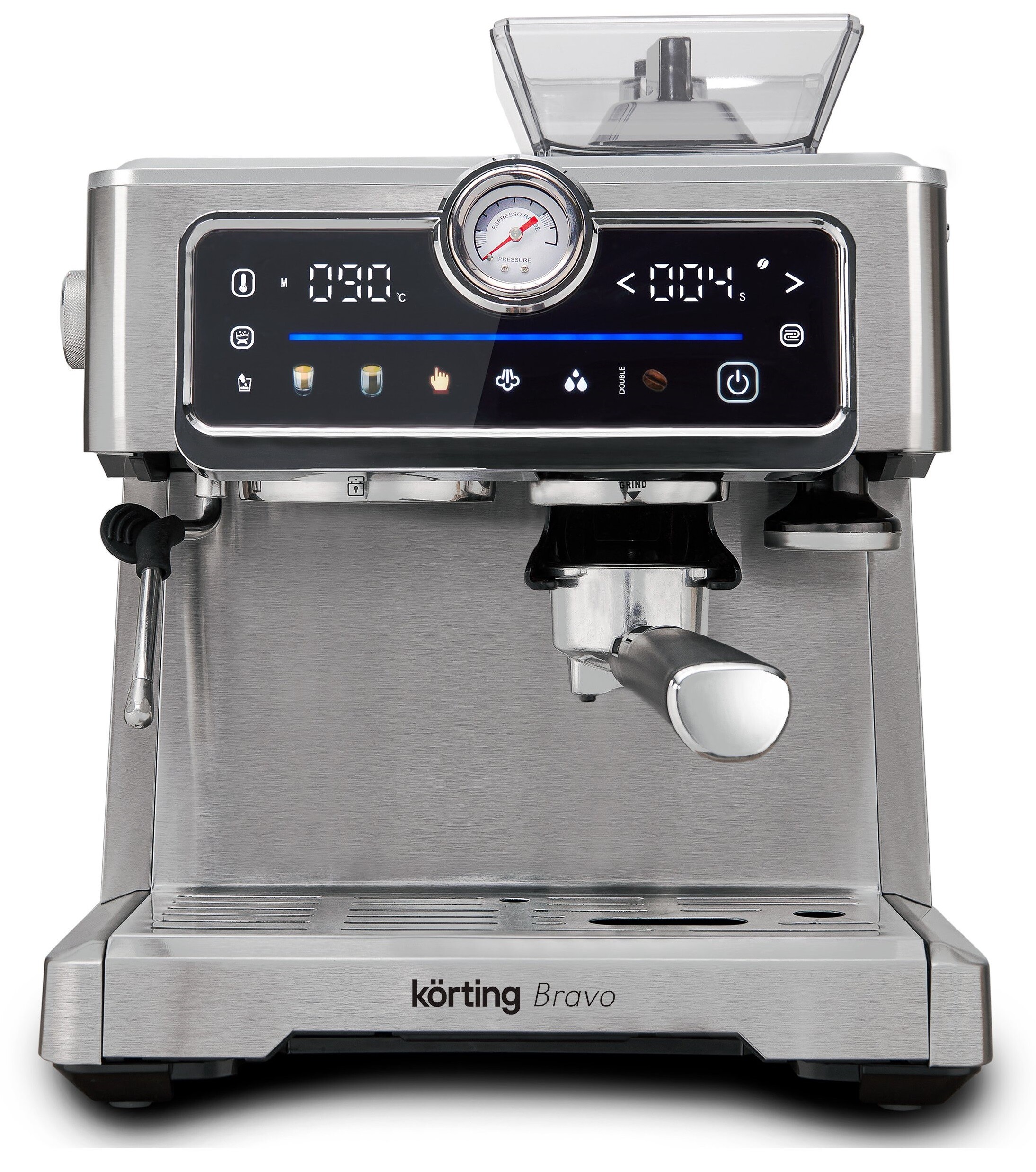 9234618 Кофеварка рожковая Korting KCM 1013 SA Bravo серый STDN-0112933