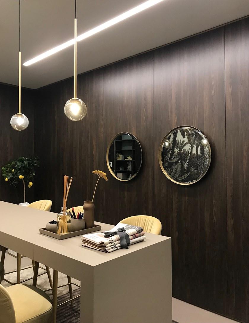 PROF Стол для совещаний из дерева прямоугольной формы высокий Block 2.0 sun-id-1490847 - Вид №2