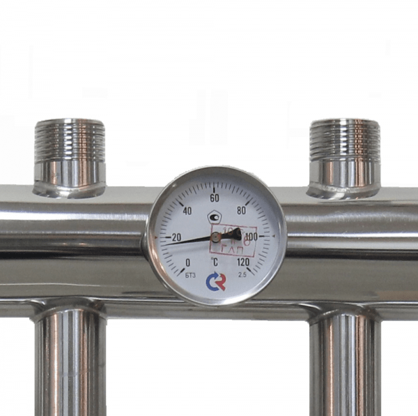 Купить Распределительный коллектор с гидрострелкой 60 кВт, 4+1 контур Прокситерм GSK2541 - Вид №6