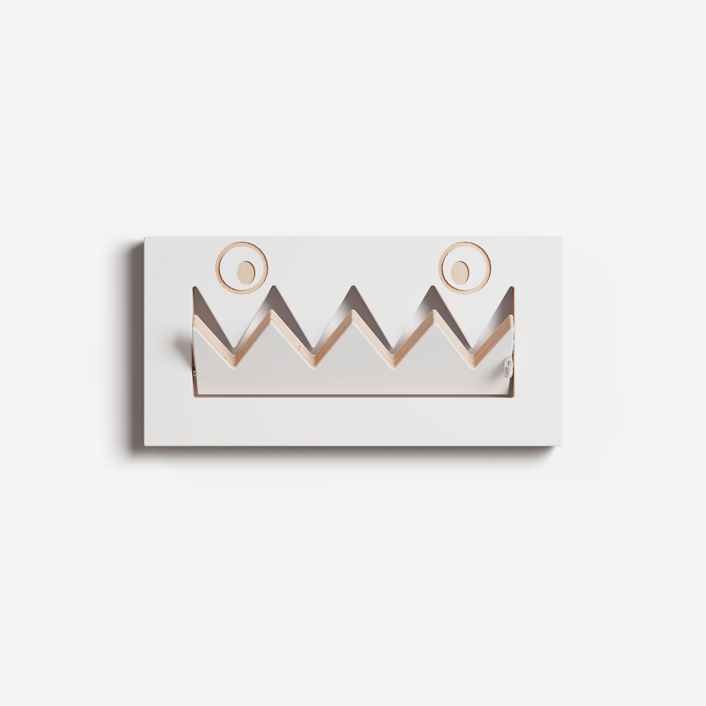 Вешалка для одежды из фанеры AMBIVALENZ Fläpps Monsterhäng 40x20-1 ARCH-00117341 - Вид №3