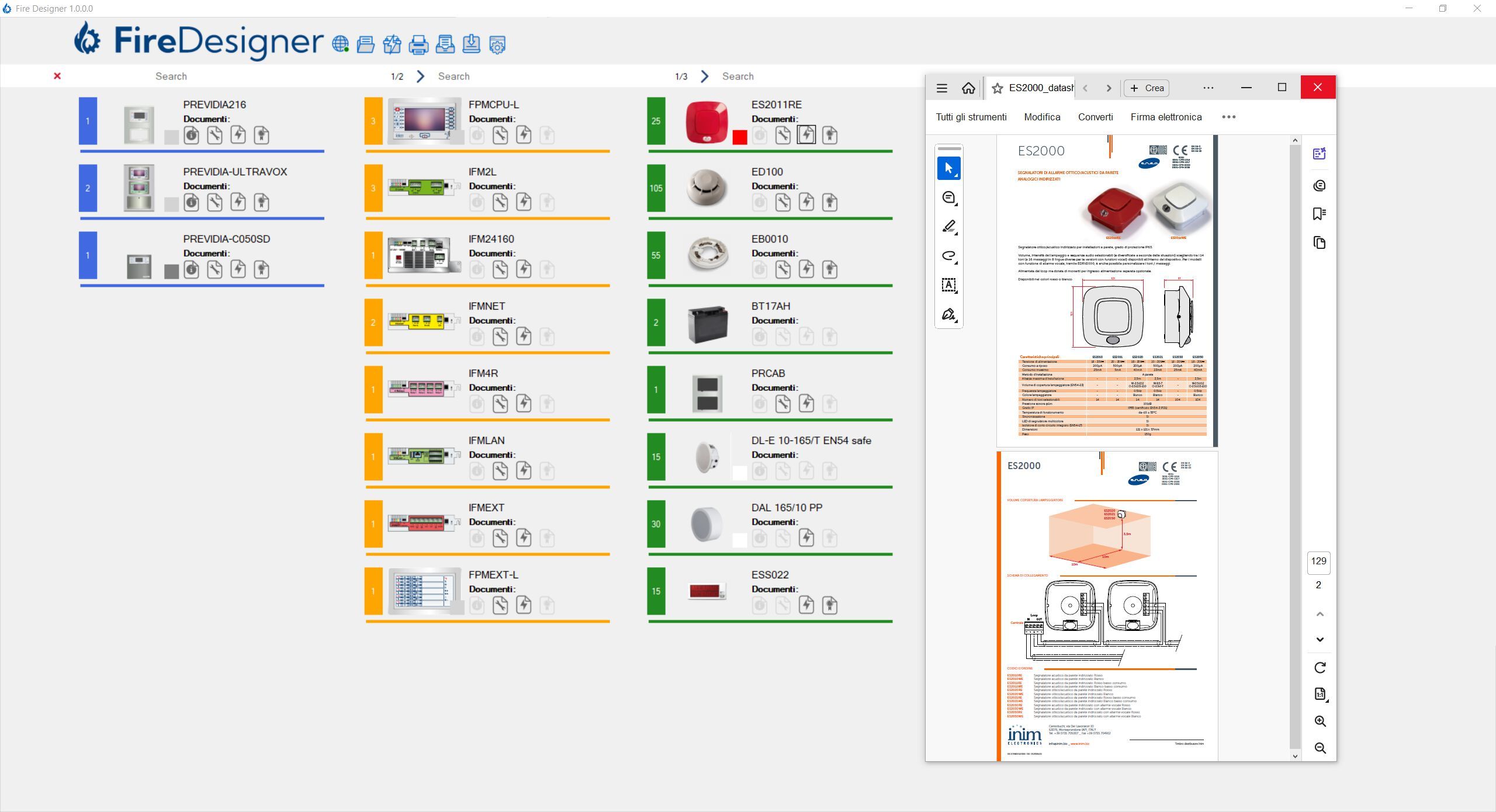 Проектирование системы пожаротушения INIM FIRE DESIGNER ARCH-00151604 - Вид №2