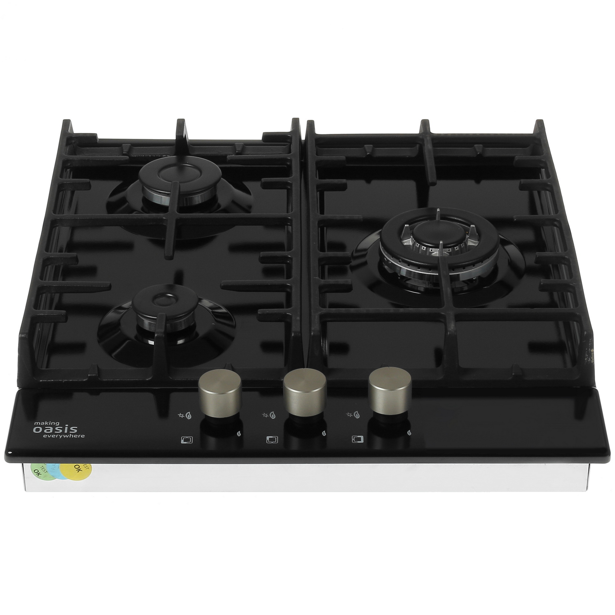 5346130 Газовая варочная поверхность Oasis P-3MBT (B) STDN-0081505 - Вид №1