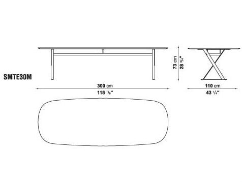 Прямоугольный мраморный стол Maxalto пафос ARCH-00098687 - Вид №8