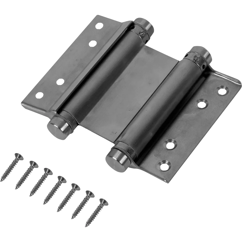 ARMADILLO Пружинная петля с доводчиком матовый никель 100 мм 82105998 STLM-0019072 - Вид №2