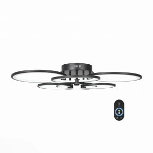 Потолочная светодиодная люстра ST Luce Twiddle Dimmer SL867.402.06 ST LUCE ДИЗАЙНЕРСКИЕ, TWIDDLE DIMMER BLACK 137053 Черный