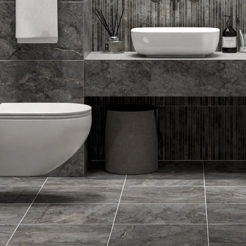 Плитка напольная Azori Soil Topaz 42x42 см 1.23 м² матовая цвет серый 89453961 STLM-2003333