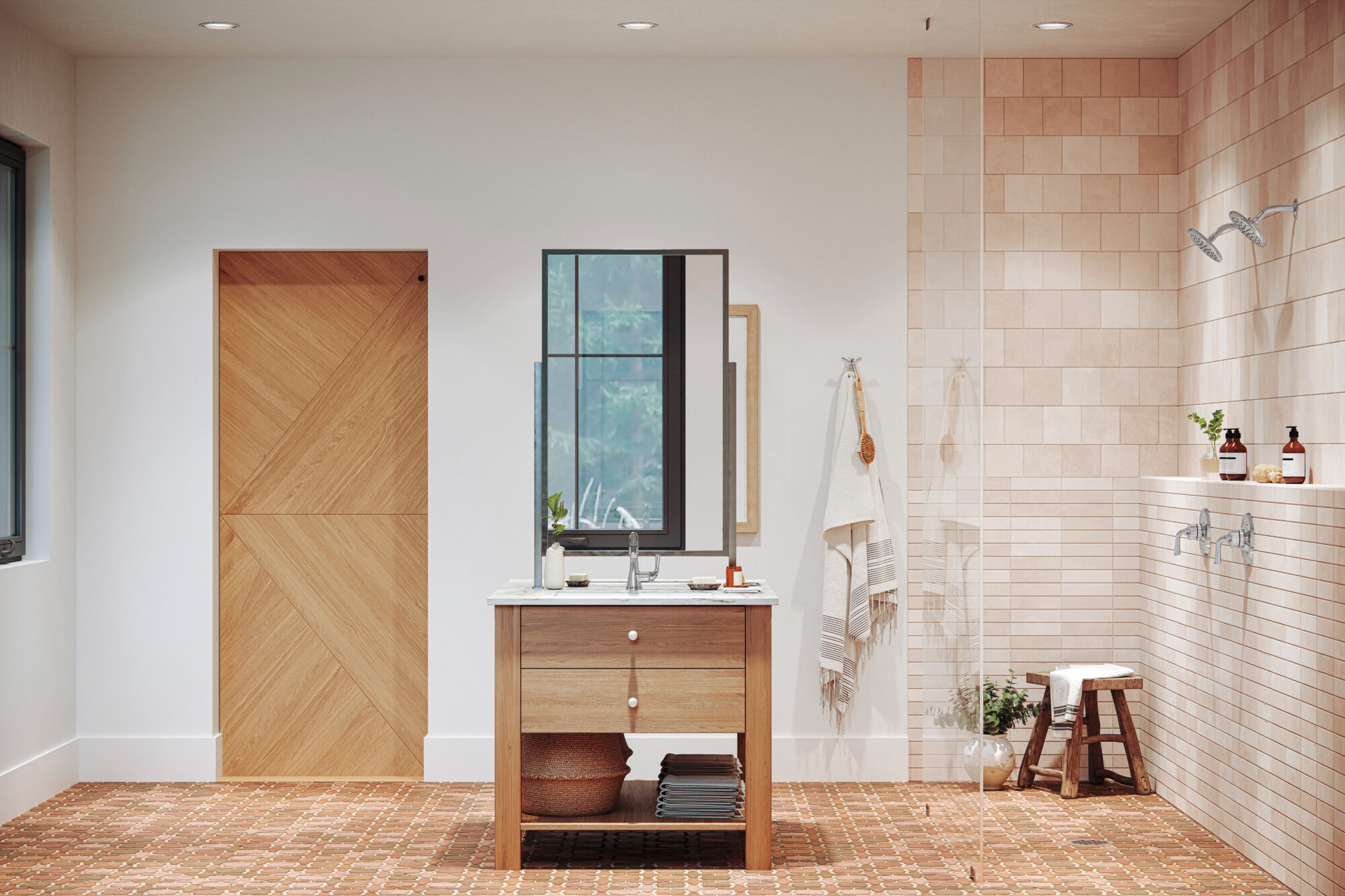 533LF-PDMPU Выдвижной смеситель для ванной с одной ручкой Delta Faucet Kayra Хром - Вид №10