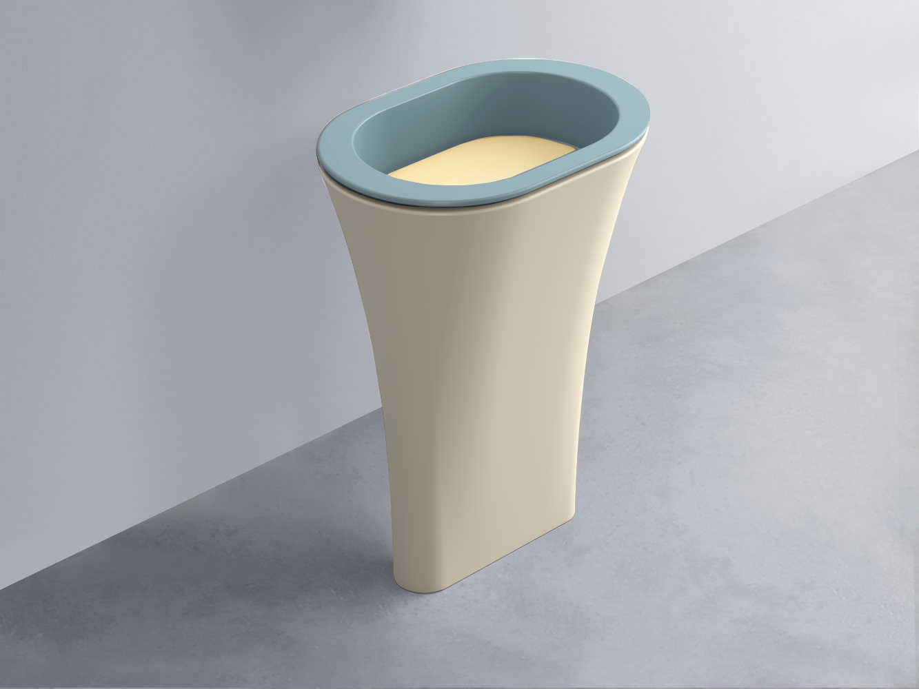 AMLA65-PL+AMPILO-CN+AMCOLO-LN Раковина Amedeo Ovale отдельностоящая cielo Enjoy + Amedeo Ceramica Cielo