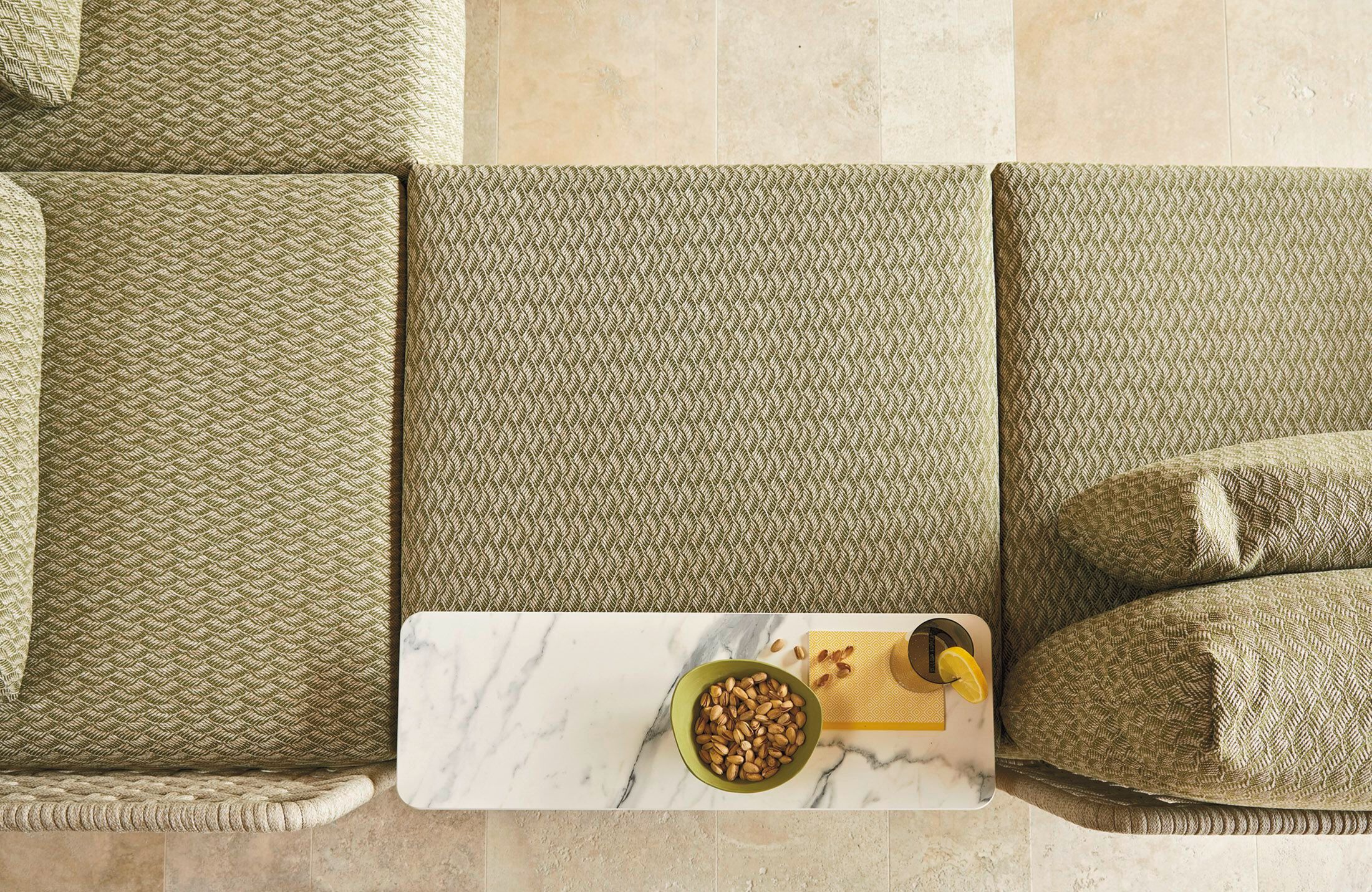 2-местный тканый диван из полиэстера Roberti Armàn ARCH-00125466 - Вид №4