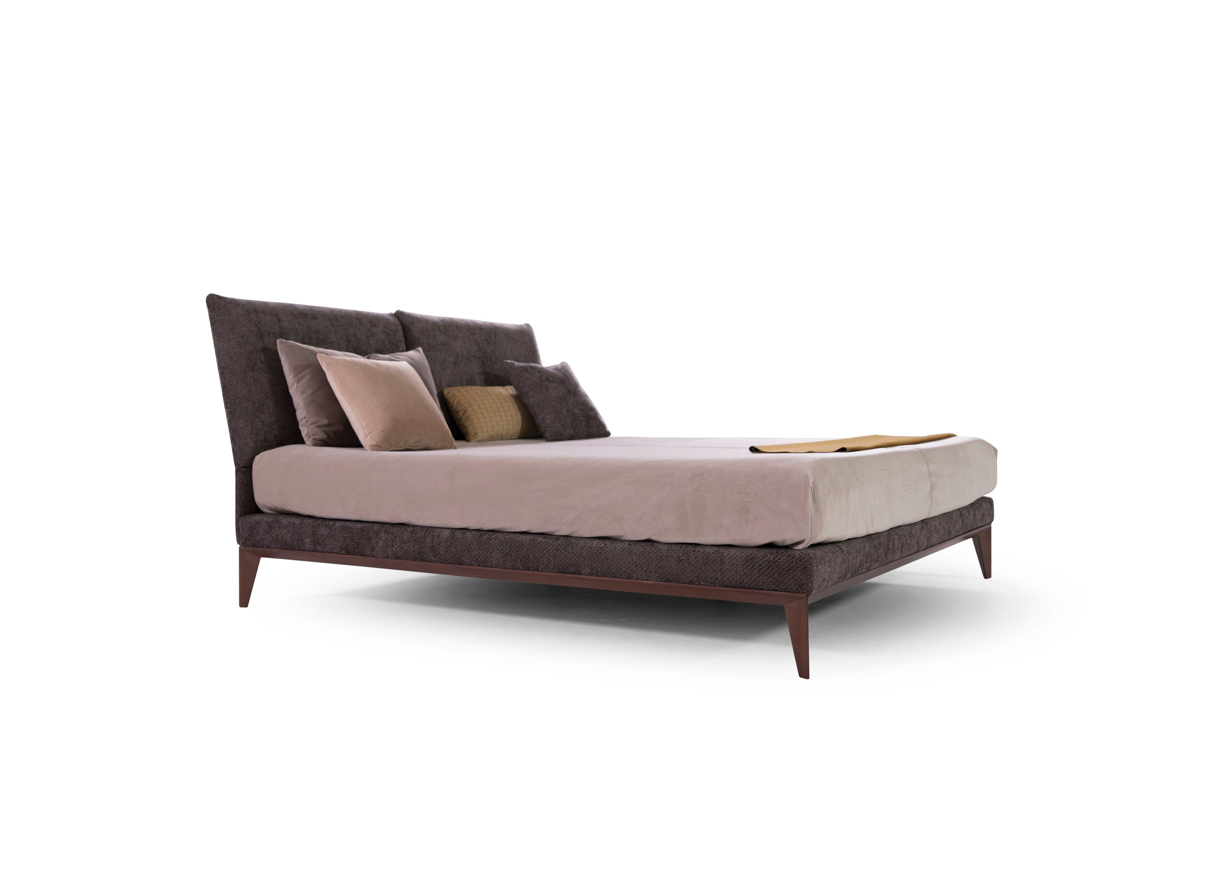 Двуспальная кровать из ткани с мягким изголовьем ABLE LESTER ARCH-00039321 - Вид №1