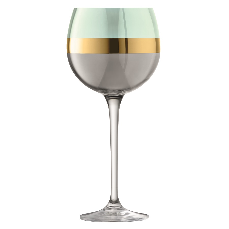 Набор из 2 круглых бокалов Bangle 525 мл зелёный LSA International G133819196 - Вид №2