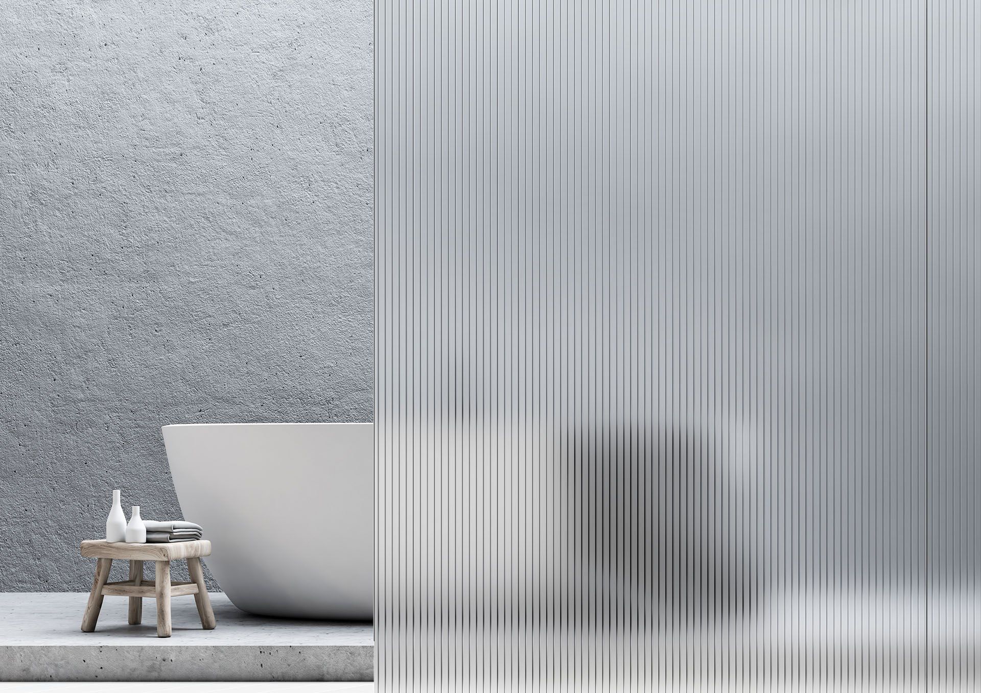 Матовое стекло с линейной текстурой Madras® Madras® linear Texturized ARCH-00047468 - Вид №3