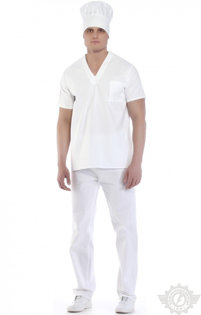 60865 Костюм пекаря  Повар  размер 44-46/182-188 Спецодежда  - Вид №7