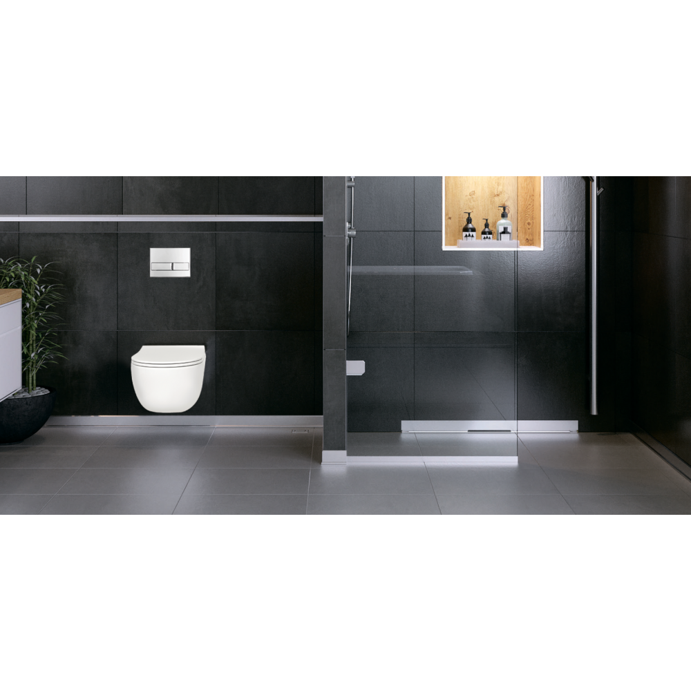 091057 Желоб водосток WALL 1000 пристенный  Berges WALL - Вид №2