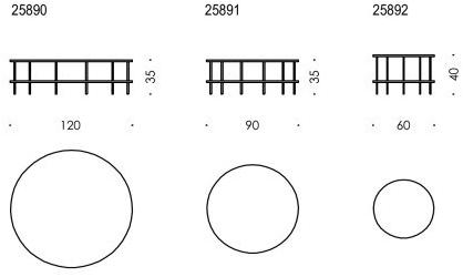 Wittmann Низкий мраморный журнальный столик sun-id-1404432 - Вид №2