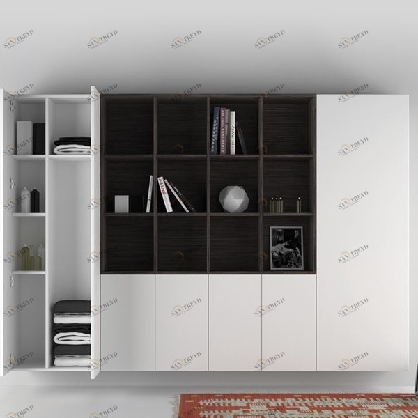 Moma Design Шкаф модульный подвесной Lounge белый/венге LBG01260