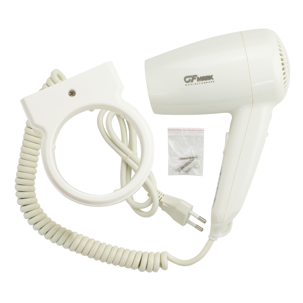 GFmark - Фен для волос в ванную комнату, с Кольцевым креплением, 1300W, код: 6821  - Вид №6