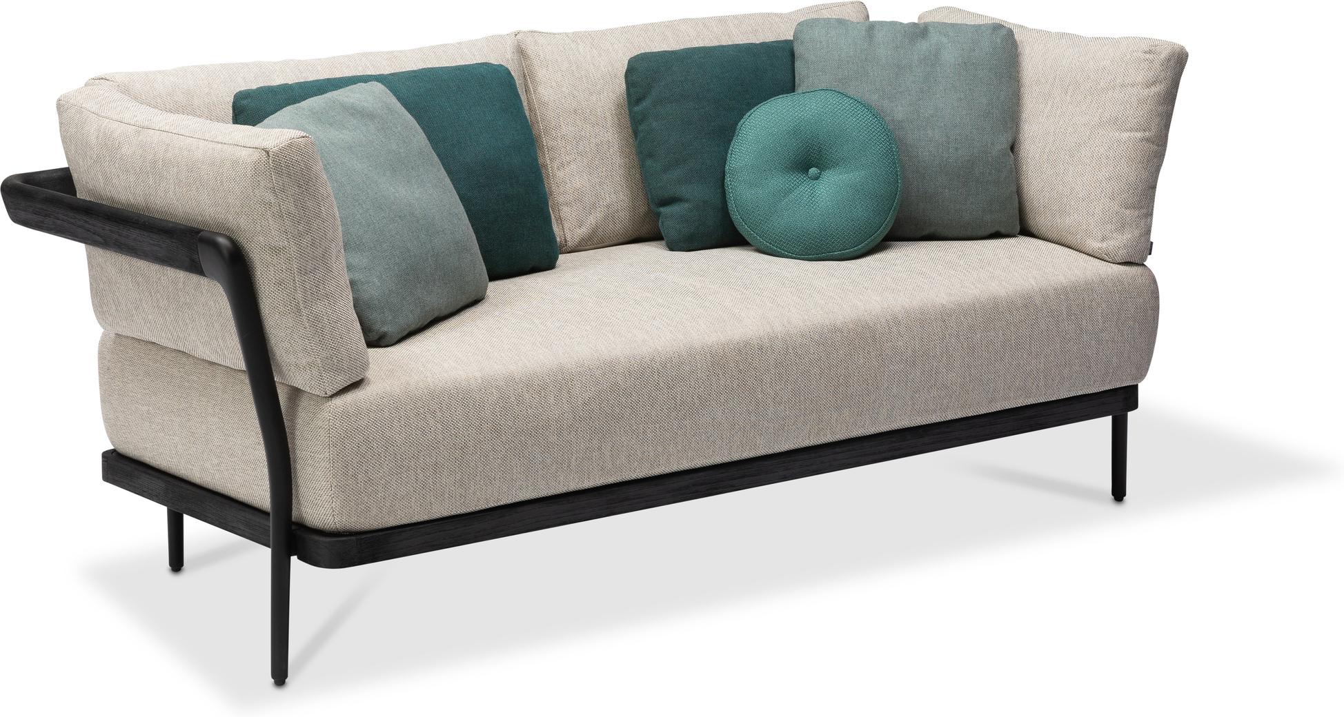 MNST1193 2-мест. teak nero pca черный Manutti Flex - Вид №1