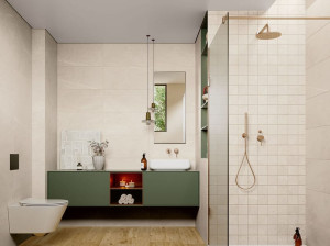 Пол/покрытие из глазурованной керамогранита для внутренних и наружных работ