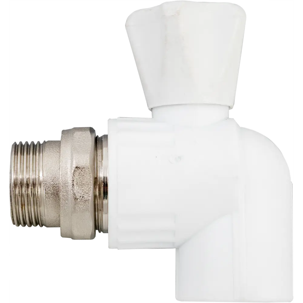 Кран для радиатора угловой Valfex 3/4"x25 мм полипропилен 82194813 STLM-2182831  - Вид №1