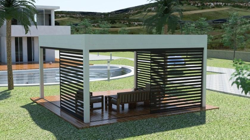 PACUR Раздвижные солнцезащитные ставни  S30-50  - Вид №5