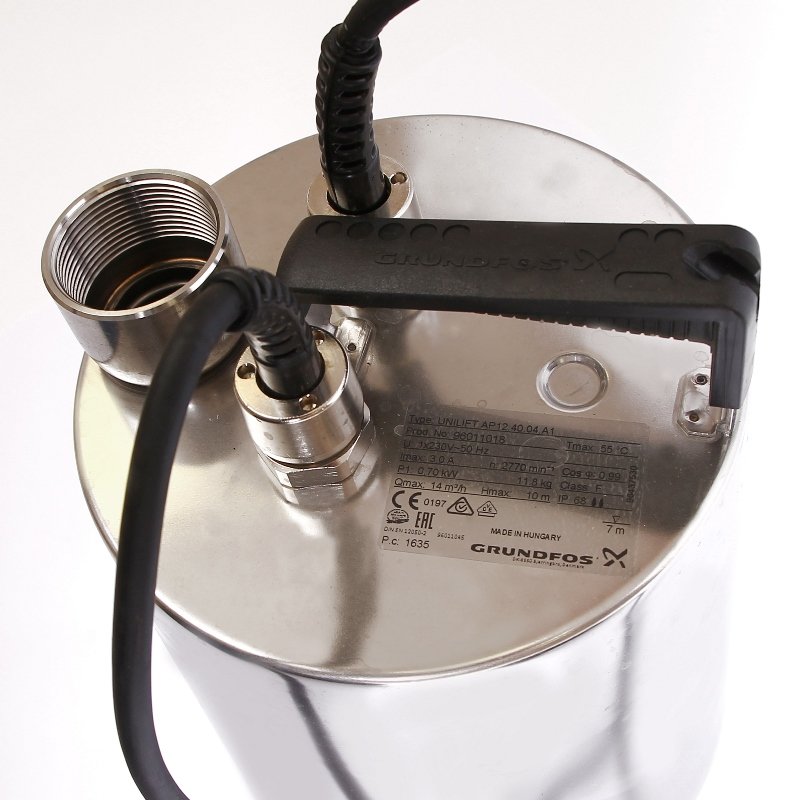 Дренажный насос GRUNDFOS Unilift AP 12.40.04.A1 с поплавковым выключателем 96011018 - Вид №3