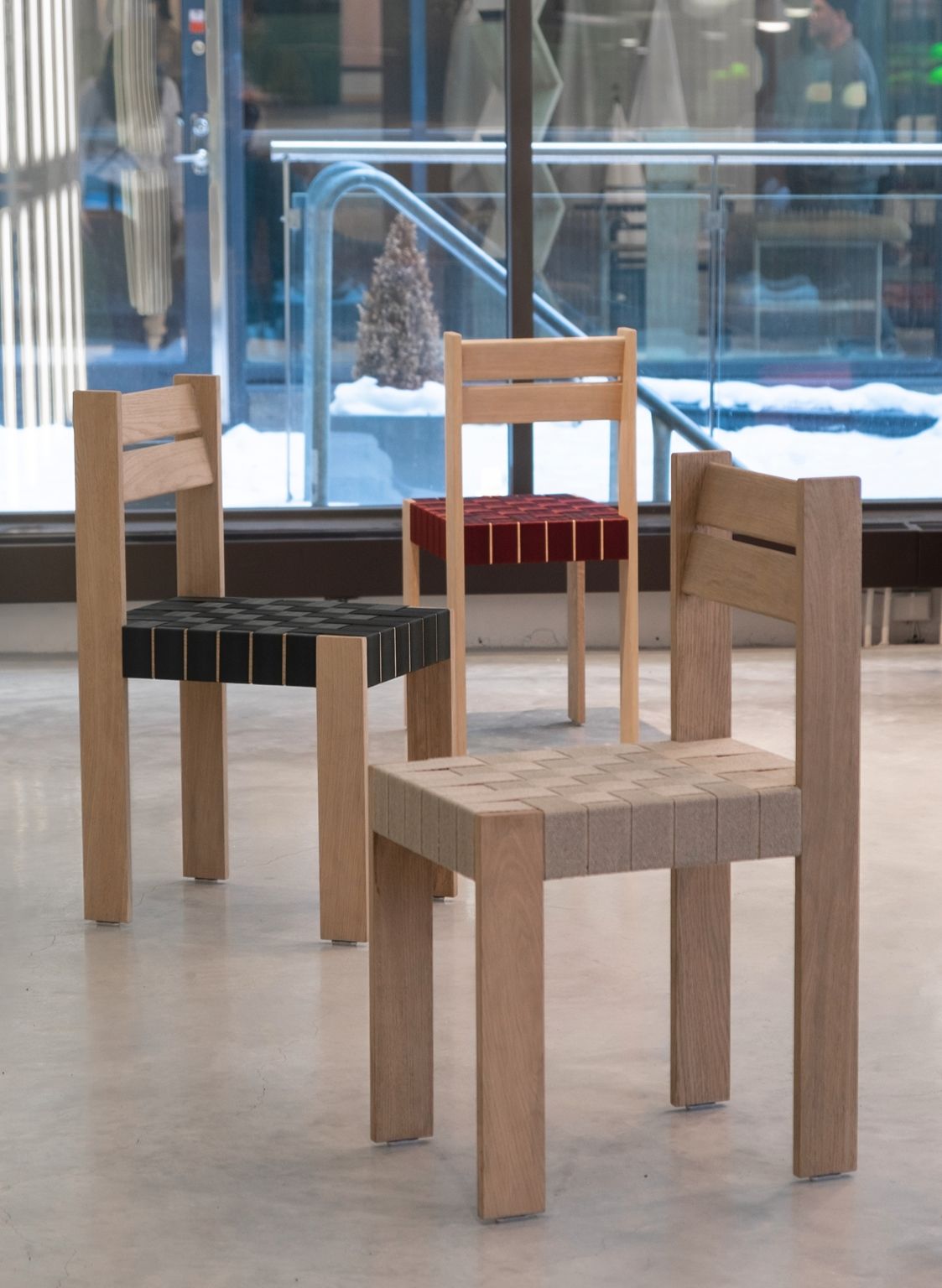 Стул из массива дерева с открытой спинкой Bla Station Momang ARCH-00008018 - Вид №7