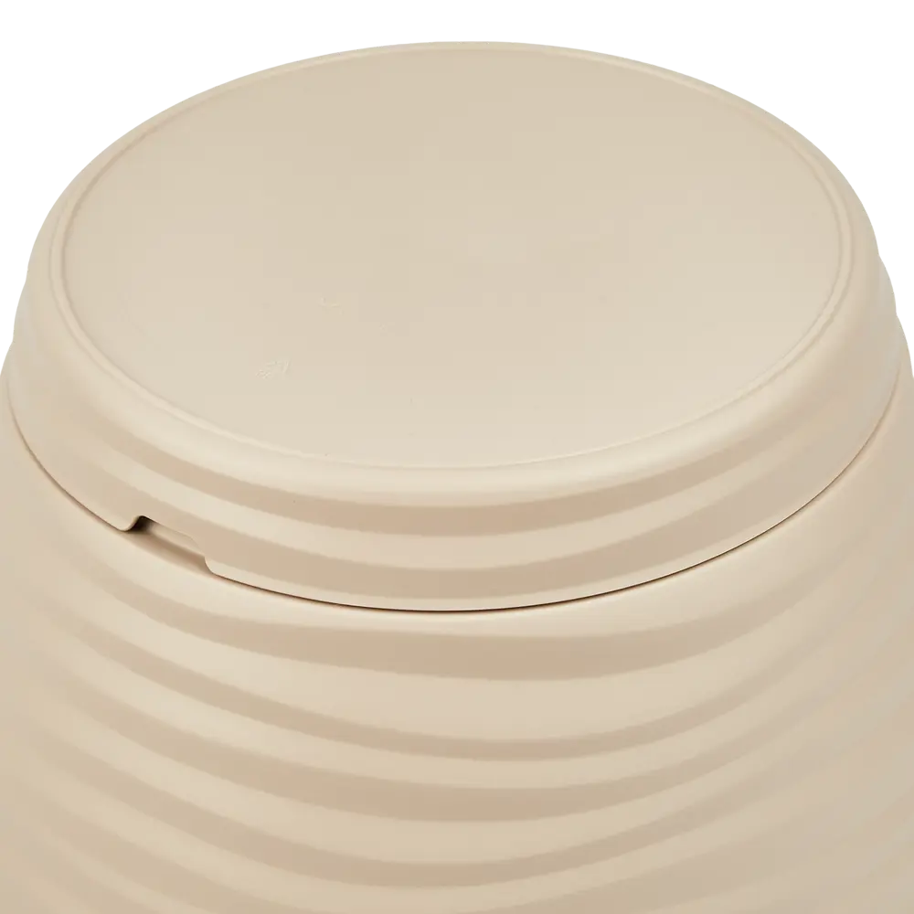 IDI LAND Saffron — цветочный горшок с поддоном в бежевом исполнении 84533074 STLM-0051421 - Вид №2