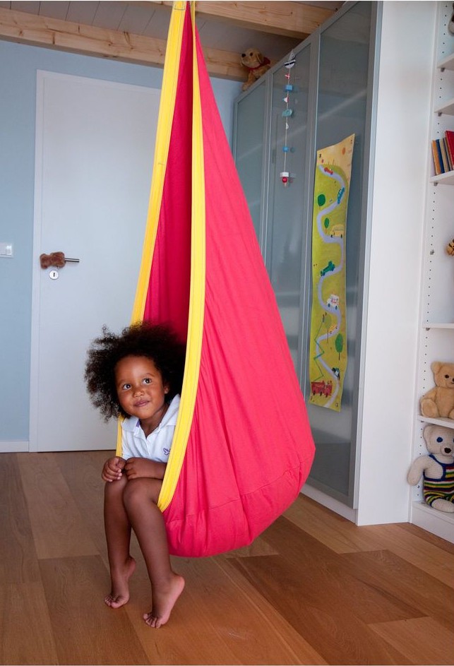 Детское подвесное кресло Nest Strawberry IMPEX  132287 Оранжевый  - Вид №1