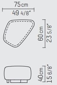 Piet Boon Пуф из мягкой ткани sun-id-1402307 - Вид №2