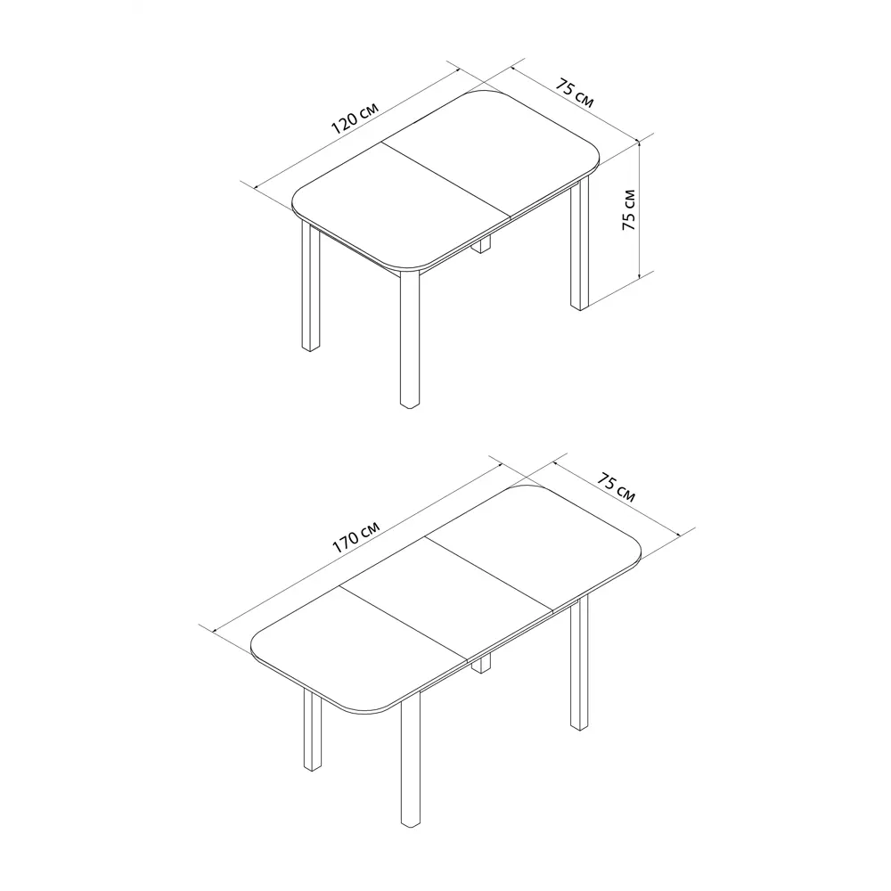 Стол кухонный овальный Delinia Тулуза 75x120 см дерево цвет серый 82725643 STLM-2050898 - Вид №10
