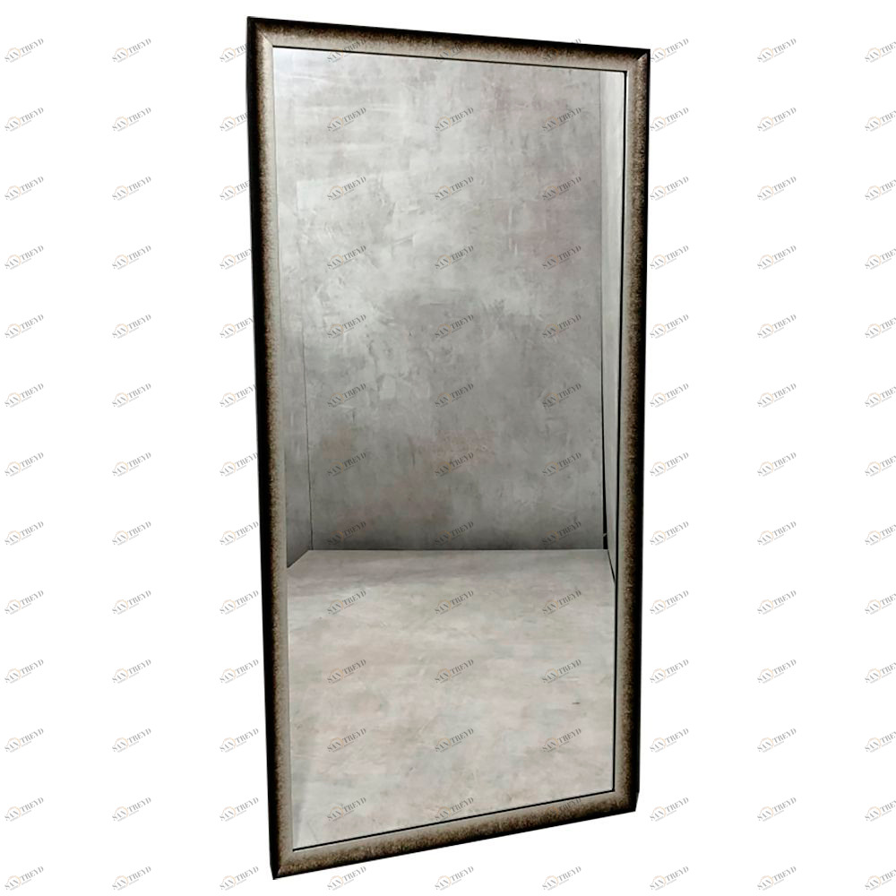 Зеркало большое прямоугольное в темном багете "Олдэн" GRAUM ДИЗАЙНЕРСКИЕ 304151 Черный 