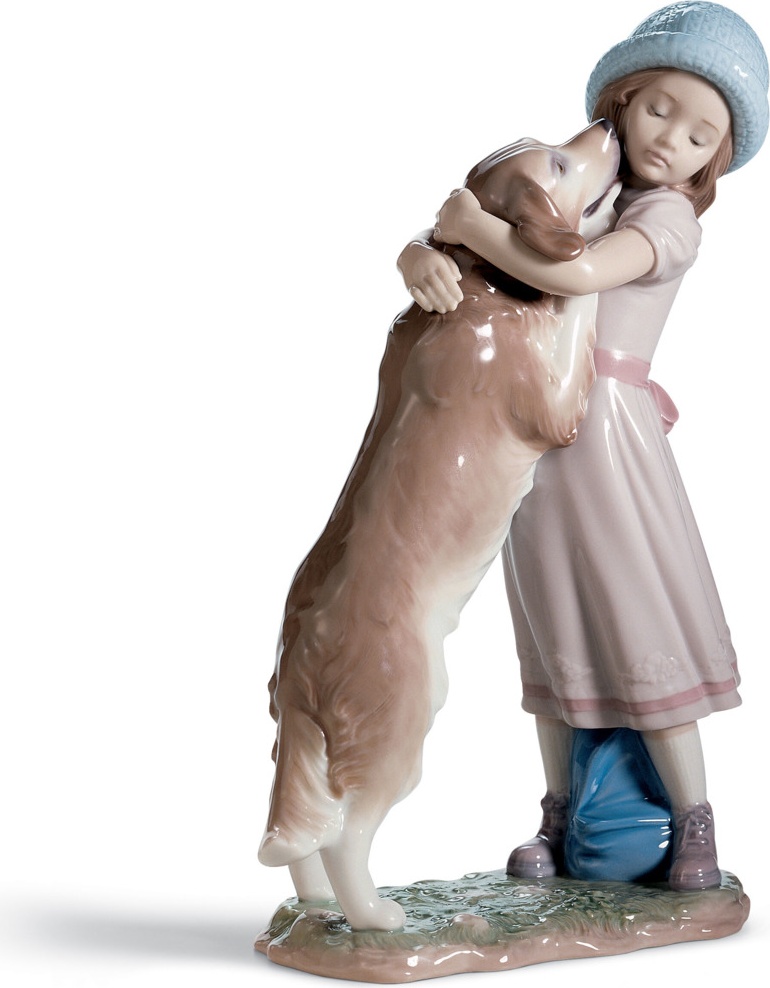 10669010 LLADRO Фигурка Lladro "Теплое приветствие" 18х26см Фарфор Lladró 