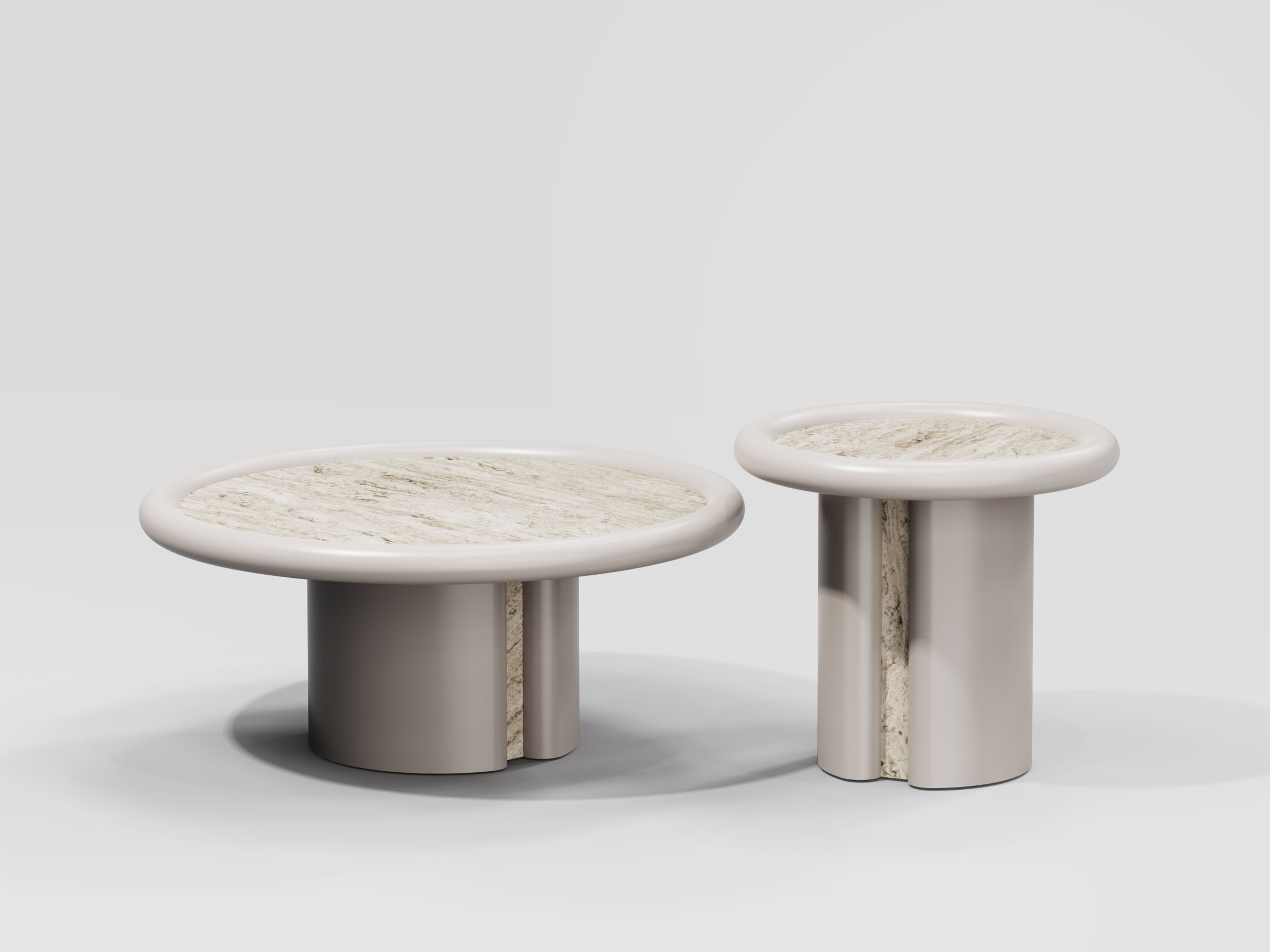 Мраморный круглый журнальный столик Secolo MOONRISE ARCH-00113574 - Вид №2