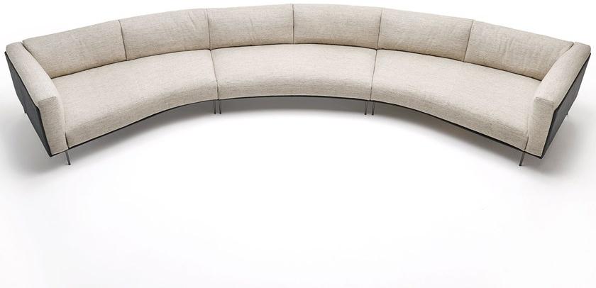 Living Divani Изогнутый диван со съемным чехлом из ткани Rod sun-id-1461115 - Вид №4