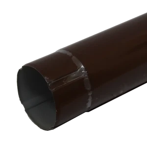 Труба круглая D90 мм 1000 мм цвет коричневый