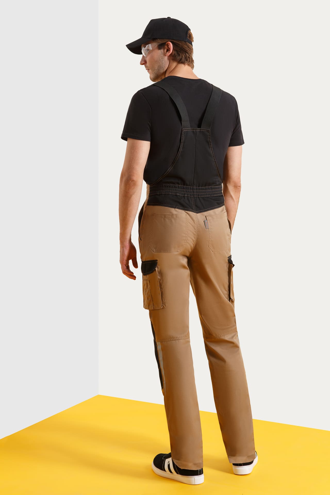 64633 Костюм  NEW 2 бежевый с черным STATUS  Летняя спецодежда  размер 56-58/170-176  - Вид №9