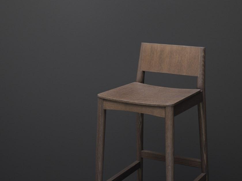 PIAVAL Барный стул высокий деревянный Elsa | contract 86-11/4 | 86-11/4f 86-11/4 ~ 86-11/4f - Вид №3