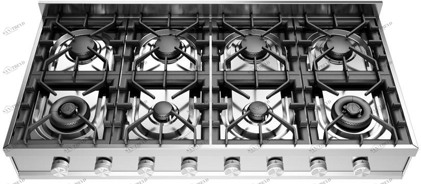 Ilve Газовая плита из нержавеющей стали Professional plus Hcp1208d Santreyd 