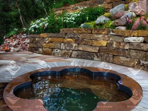 Diamond Spas Встроенная гидромассажная ванна для использования на открытом воздухе