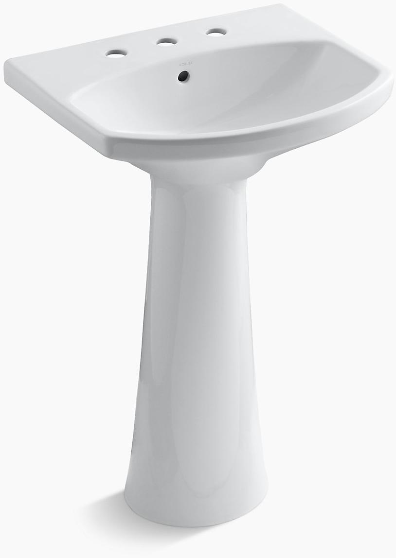 KOHLER Раковина Cimarron Pedestal с 8 K-2362-8-96  - Вид №1