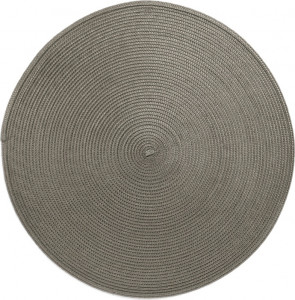 10623231 Harman Салфетка подстановочная круглая 38см "Улитка" (темно-серая) Полипропилен