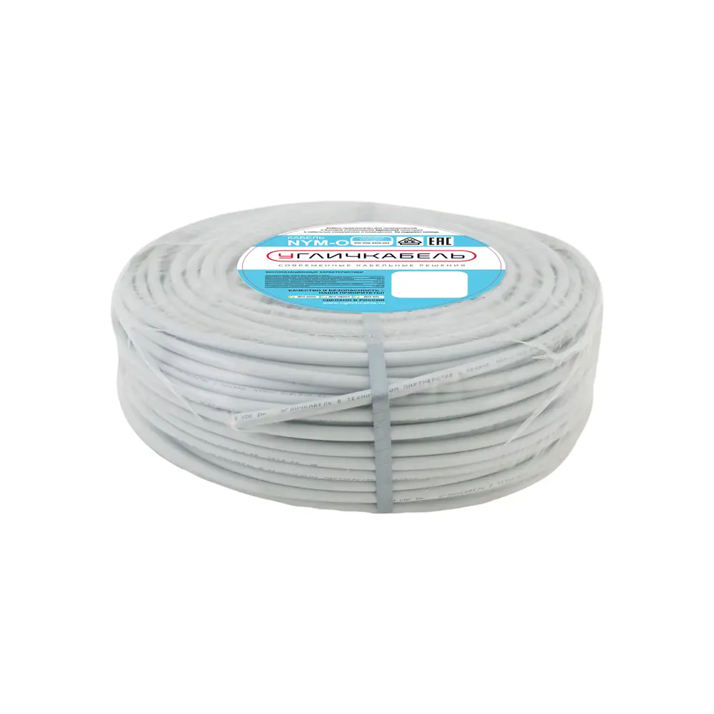 Электрический кабель Угличкабель NYM-O 2x1.5 50 м 89456274 STLM-2103082  - Вид №2