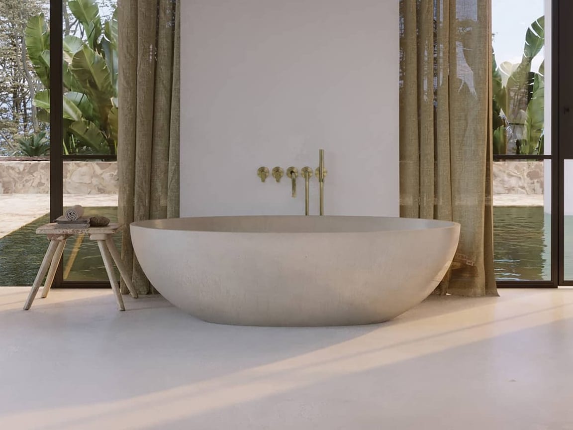 Овальная ванна в центре комнаты COCOON Maison ARCH-00106360 - Вид №10