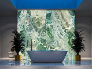 Декоративная стеклянная панель