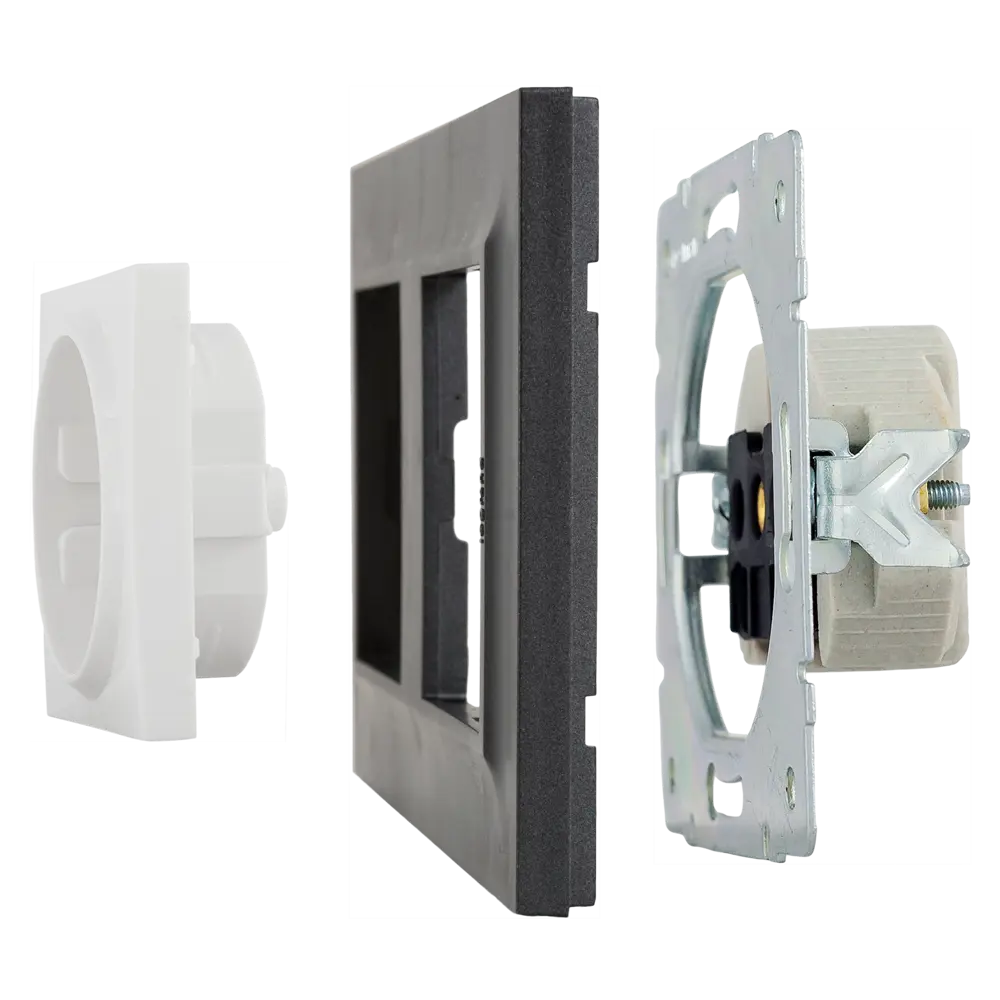 Рамка для розеток и выключателей Legrand Structura 2 поста цвет магнезиум 82064677 STLM-2190041 - Вид №3